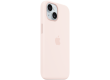 iPhone 15 Silicone Case with MagSafe - Light Pink,Model A3123