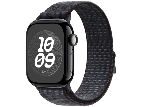 40mm Black/Blue Nike Sport Loop