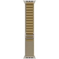 49mm Tan Alpine Loop - Small - Natural Titanium Finish