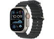 49mm Black Ocean Band Extension - Natural Titanium Finish