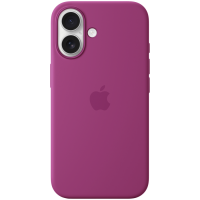 iPhone 16 Silicone Case with MagSafe - Fuchsia,Model A3313