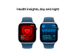 Apple Watch Series 10 GPS 46mm Silver Aluminium Case with Denim Sport Band - M/L,Model A2999