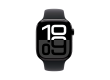 Apple Watch Series 10 GPS 42mm Jet Black Aluminium Case with Black Sport Band - S/M,Model A2997