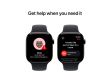 Apple Watch Series 10 GPS 42mm Jet Black Aluminium Case with Black Sport Band - S/M,Model A2997