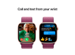 Apple Watch Series 10 GPS 42mm Rose Gold Aluminium Case with Plum Sport Loop,Model A2997