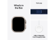 Apple Watch Ultra 2 2024 GPS + Cellular 49mm Natural Titanium Case with Blue Trail Loop - S/M,Model A2986