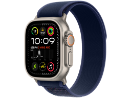Apple Watch Ultra 2 2024 GPS + Cellular 49mm Natural Titanium Case with Blue Trail Loop - S/M,Model A2986