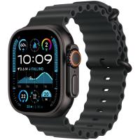 Apple Watch Ultra 2 2024 GPS + Cellular 49mm Black Titanium Case with Black Ocean Band,Model A2986