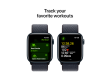 Apple Watch SE 2024 GPS 40mm Midnight Aluminium Case with Ink Sport Loop,Model A2722