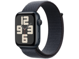Apple Watch SE 2024 GPS 40mm Midnight Aluminium Case with Ink Sport Loop,Model A2722