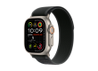 49mm Black Trail Loop - S/M - Natural Titanium Finish