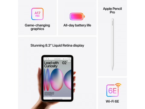 iPad mini Wi-Fi 256GB - Purple,Model A2993