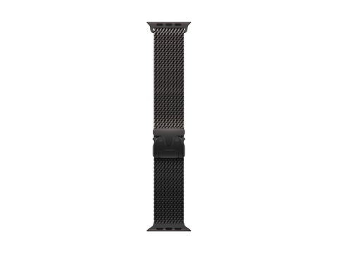 49mm Black Titanium Milanese Loop - Small