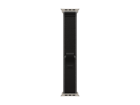 49mm Black/Charcoal Trail Loop - S/M - Natural Titanium Finish