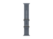 49mm Anchor Blue Ocean Band - Natural Titanium Finish