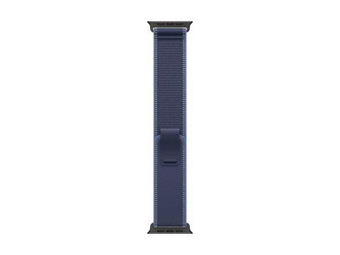 49mm Blue/Bright Blue Trail Loop - M/L - Black Titanium Finish