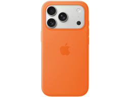 iPhone 17 Pro Silicone Case with MagSafe - Orange,Model A3559