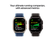 Apple Watch Ultra 3 GPS + Cellular 49mm Natural Titanium Case with Blue/Bright Blue Trail Loop - M/L,Model A3281