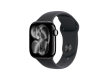Apple Watch Series 11 GPS 42mm Jet Black Aluminium Case with Black Sport Band - S/M,Model A3331