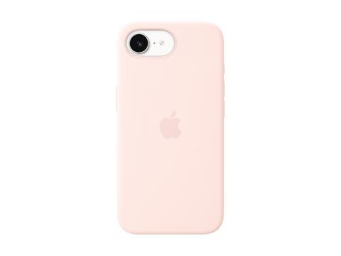 iPhone 17e Silicone Case with MagSafe - Soft Pink,Model A3646