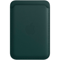 iPhone Leather Wallet with MagSafe - Forest Green,Model A2688