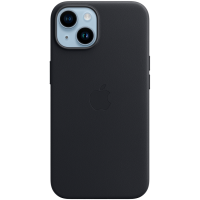 iPhone 14 Leather Case with MagSafe - Midnight,Model A2906