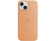 iPhone 15 Silicone Case with MagSafe - Orange Sorbet,Model A3123