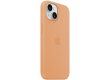 iPhone 15 Silicone Case with MagSafe - Orange Sorbet,Model A3123