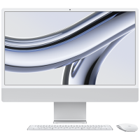 iMac 24 M3 Silver: A2874, 8-Core CPU/GPU, 256GB SSD, 4.5K Display