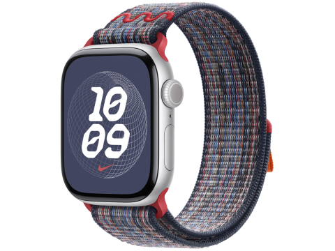 42mm Blue/Red Nike Sport Loop