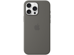 iPhone 16 Pro Max Silicone Case with MagSafe - Stone Gray,Model A3316
