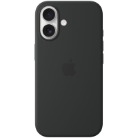 iPhone 16 Silicone Case with MagSafe - Black,Model A3313