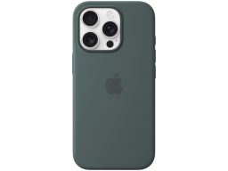 iPhone 16 Pro Silicone Case with MagSafe - Lake Green,Model A3315
