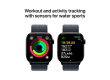Apple Watch Series 10 GPS 46mm Jet Black Aluminium Case with Ink Sport Loop,Model A2999