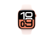 Apple Watch Series 10 GPS 42mm Rose Gold Aluminium Case with Light Blush Sport Band - M/L,Model A2997