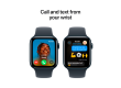 Apple Watch SE 2024 GPS 40mm Midnight Aluminium Case with Midnight Sport Band - S/M,Model A2722