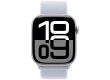 Apple Watch Series 10 GPS 42mm Silver Aluminium Case with Blue Cloud Sport Loop,Model A2997