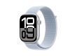 Apple Watch Series 10 GPS 42mm Silver Aluminium Case with Blue Cloud Sport Loop,Model A2997