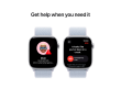 Apple Watch Series 10 GPS 42mm Silver Aluminium Case with Blue Cloud Sport Loop,Model A2997