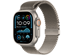 Apple Watch Ultra 2 2024 GPS + Cellular 49mm Natural Titanium Case with Natural Titanium Milanese Loop - S,Model A2986