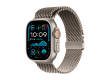 Apple Watch Ultra 2 2024 GPS + Cellular 49mm Natural Titanium Case with Natural Titanium Milanese Loop - S,Model A2986