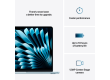 13-inch MacBook Air: Apple M4 chip with 10-core CPU and 8-core GPU, 16GB, 256GB SSD - Sky Blue,Model A3240