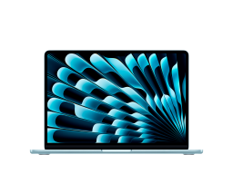 13-inch MacBook Air: Apple M4 chip with 10-core CPU and 8-core GPU, 16GB, 256GB SSD - Sky Blue,Model A3240