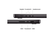 16-inch MacBook Pro: Apple M4 Pro chip with 14‑core CPU and 20‑core GPU, 24GB, 512GB SSD - Space Black,Model A3403