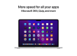 13-inch MacBook Air: Apple M2 chip with 8-core CPU and 8-core GPU, 16GB, 256GB - Silver,Model A2681