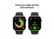 Apple Watch Series 11 GPS 46mm Space Grey Aluminium Case with Black Sport Band - M/L,Model A3333