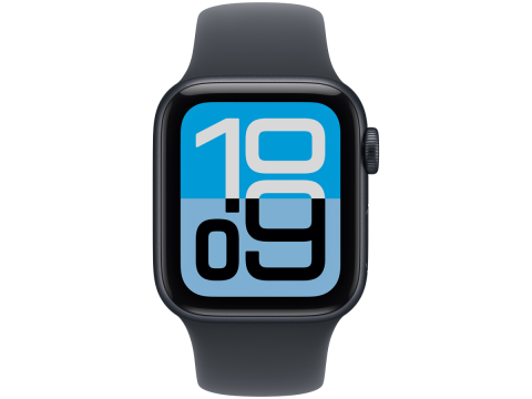 Apple Watch SE 3 GPS 40mm Midnight Aluminium Case with Midnight Sport Band - M/L,Model A3324