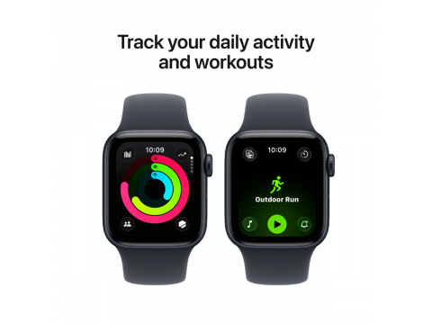 Apple Watch SE 3 GPS 40mm Midnight Aluminium Case with Midnight Sport Band - M/L,Model A3324