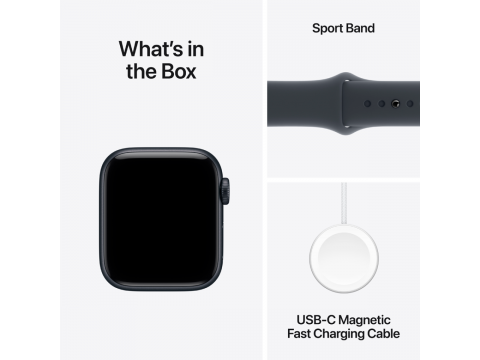 Apple Watch SE 3 GPS 40mm Midnight Aluminium Case with Midnight Sport Band - M/L,Model A3324
