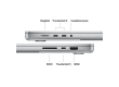 16-inch MacBook Pro: Apple M5 Max chip with 18-core CPU and 32-core GPU, 36GB, 2TB SSD - Silver,Model A3429